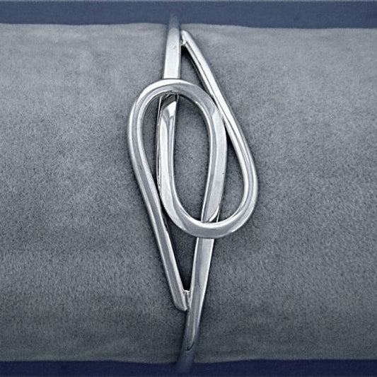 Silver Expanding Bangle