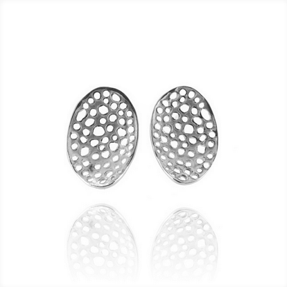 Morphology Large Egg Stud Earrings