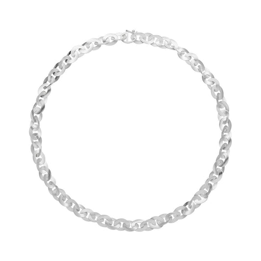 Silver Ovals Necklace