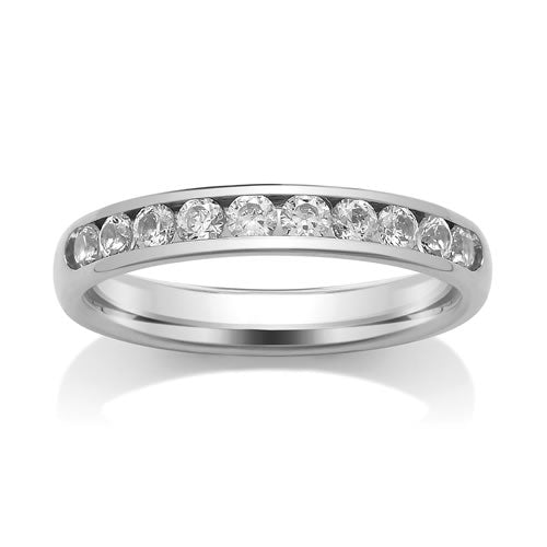 Channel Set Diamond Ring 0.50ct