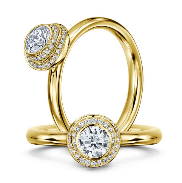 Clair de Lune Diamond Ring