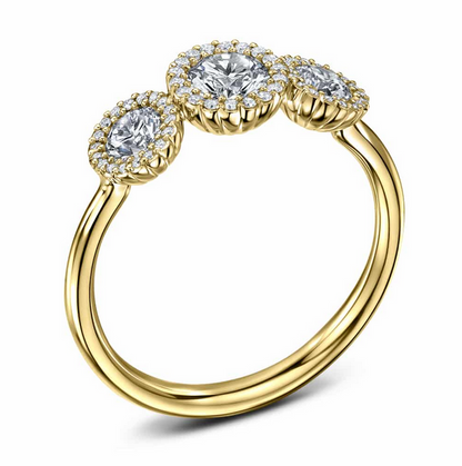 Cannele Trois Diamond Ring