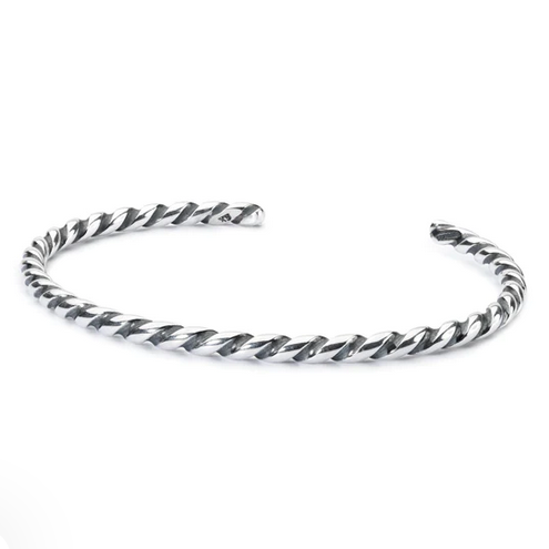 Silver Twisted Bangle