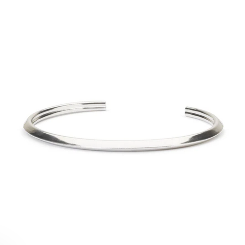 Silver Heart Bangle