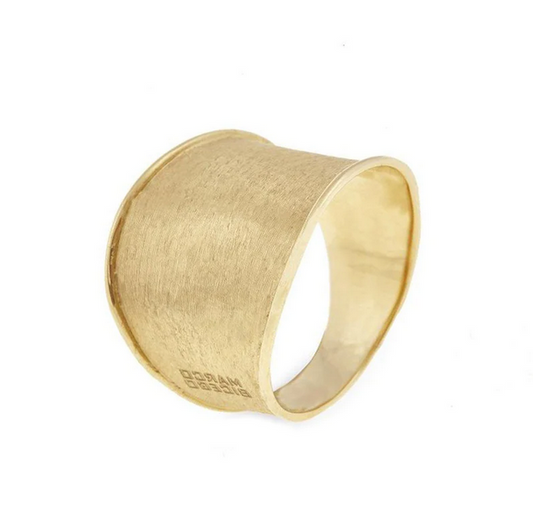 Lunaria Wide Ring by Marco Bicego