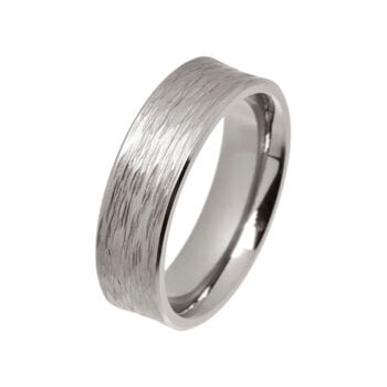 Titanium Rainfall Texture Ring, 6mm