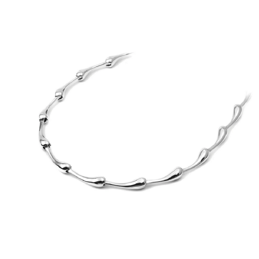 Silver Link Micro Necklace