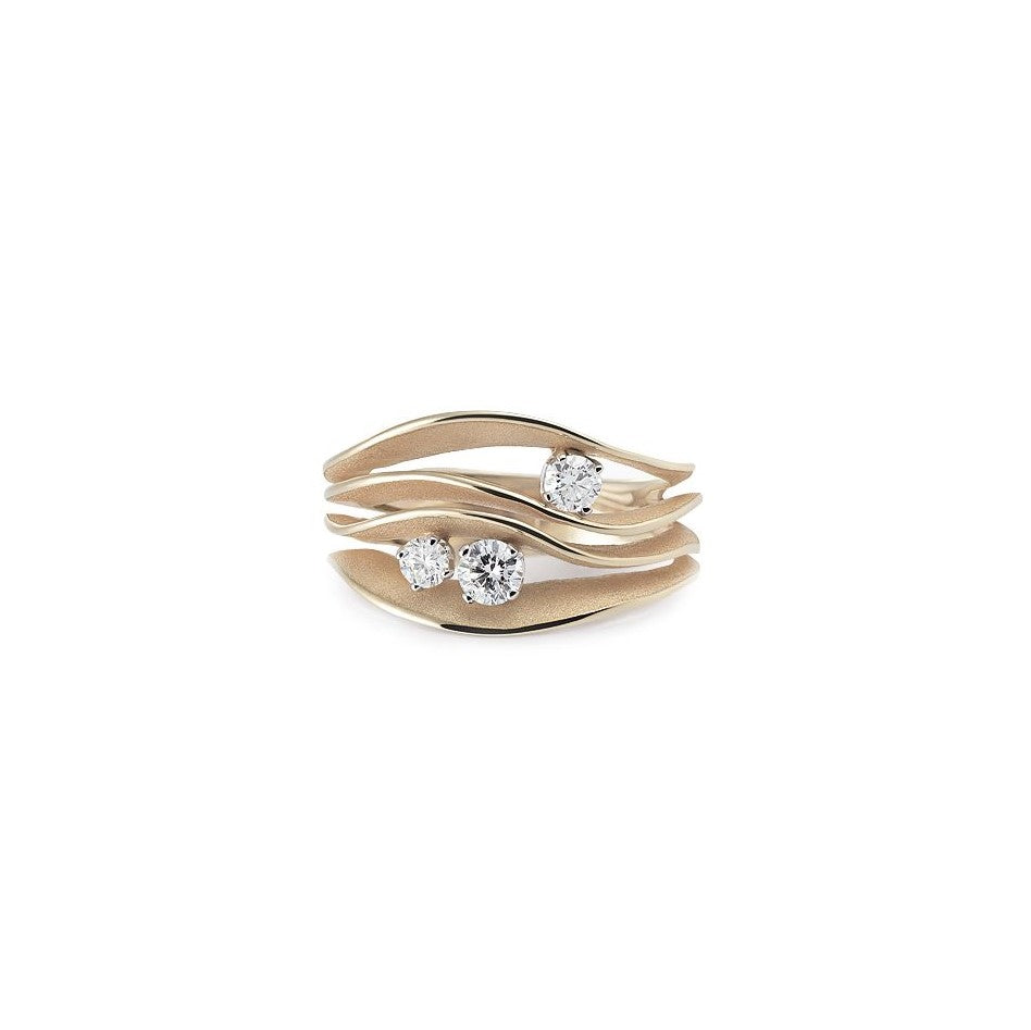 Dune Diamond Ring by Annamaria Cammilli