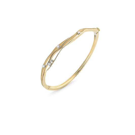 Dune Diamond Bangle by Annamaria Cammilli