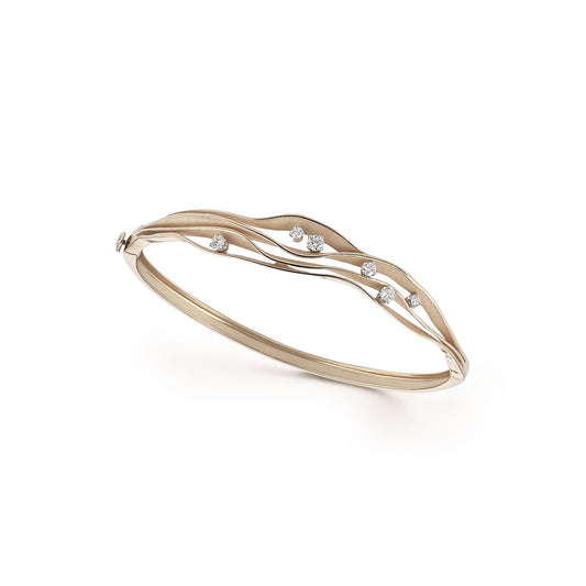 Dune Diamond Bangle by Annamaria Cammilli