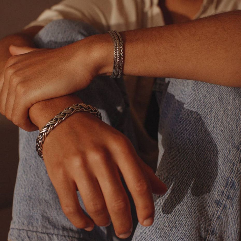 Ellen Triple Silver Bracelet