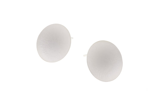 White Lense Studs
