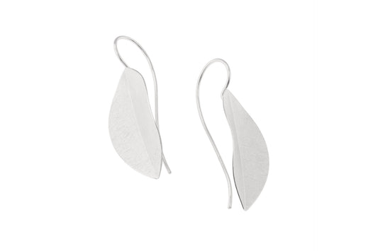 Bazylia Hook Earrings, Silver