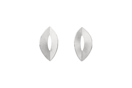 Bazylia Stud Earrings, Silver
