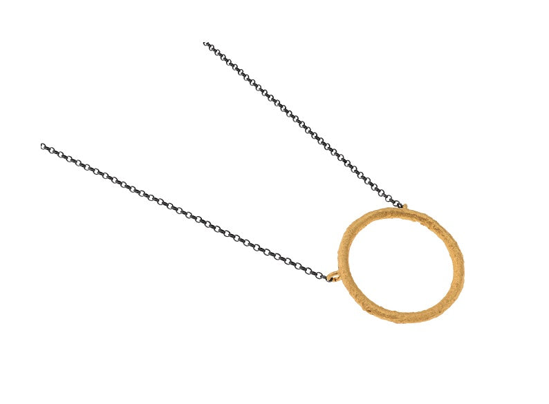 Circles Pendant, YGP/Oxi