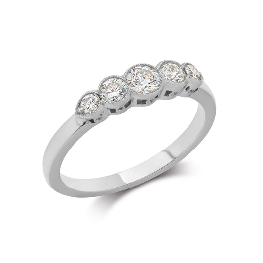 Rubover Set 1/2 Eternity Ring