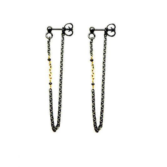 Silver/ Gold Diamond Chain Drops
