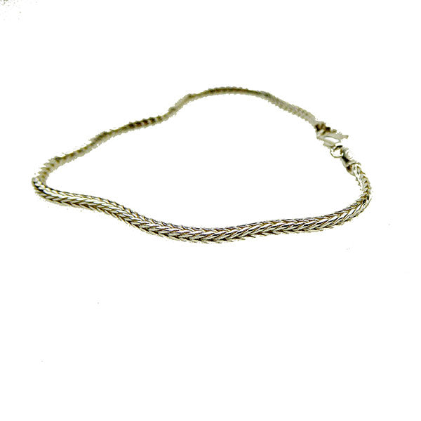 Silver 2.1mm Foxtail Chain