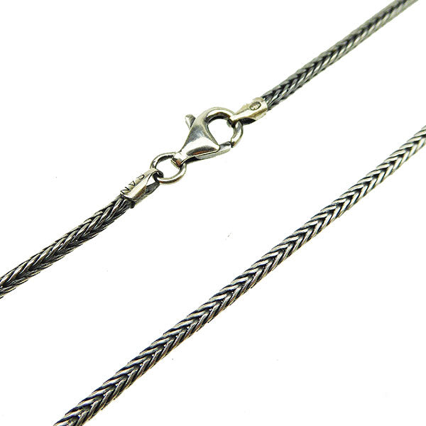 Silver 2.1mm Foxtail Chain