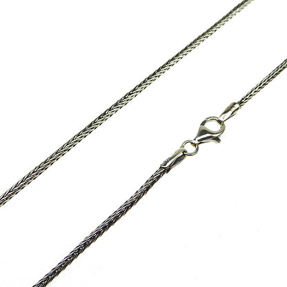 Silver 1.8mm Foxtail Chain