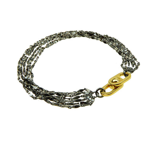 6 Strand Silver Bracelet