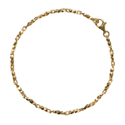 Harlequin Link Chain, Gold Finish