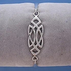 Silver Celtic Clip Top Bangle