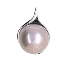 Pink Pearl Silver Cup Pendant