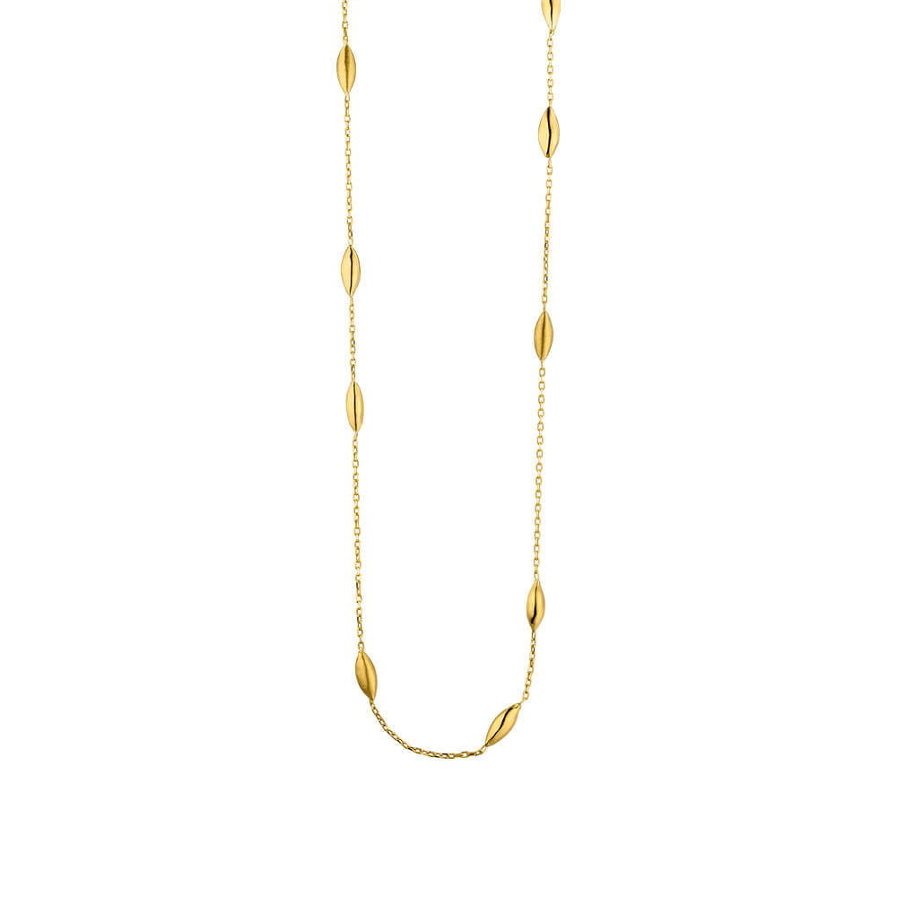 14ct Gold Leaf Necklace