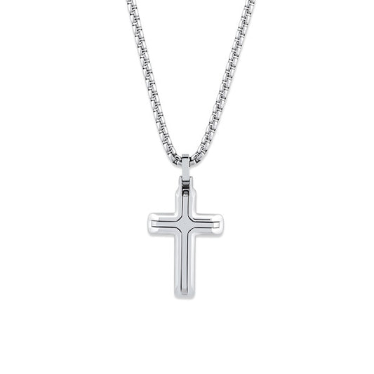 Steel Cross Pendant