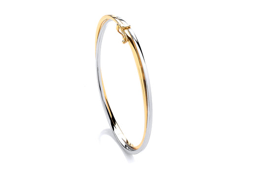 9ct Two Gold Bangle