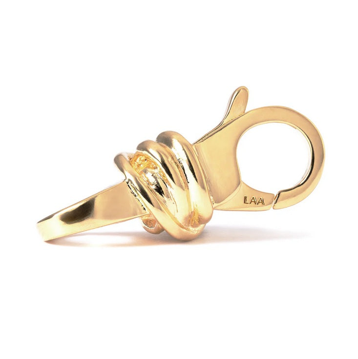 Lucky Knot Clasp, Gold Plated