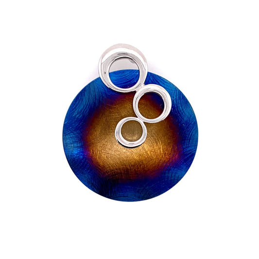 Titanium 3 Circle Disc Pendant