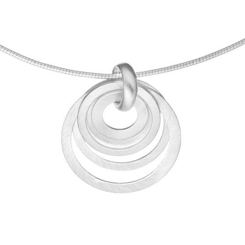 Silver Multi Circle Pendant