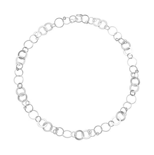 Silver Multi Circle Necklace
