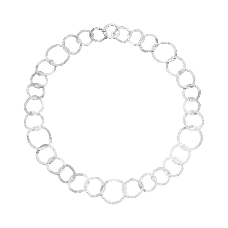 Silver Circles Necklace