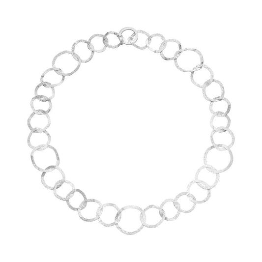 Silver Circles Necklace