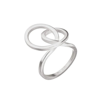 Silver Swirl Ring