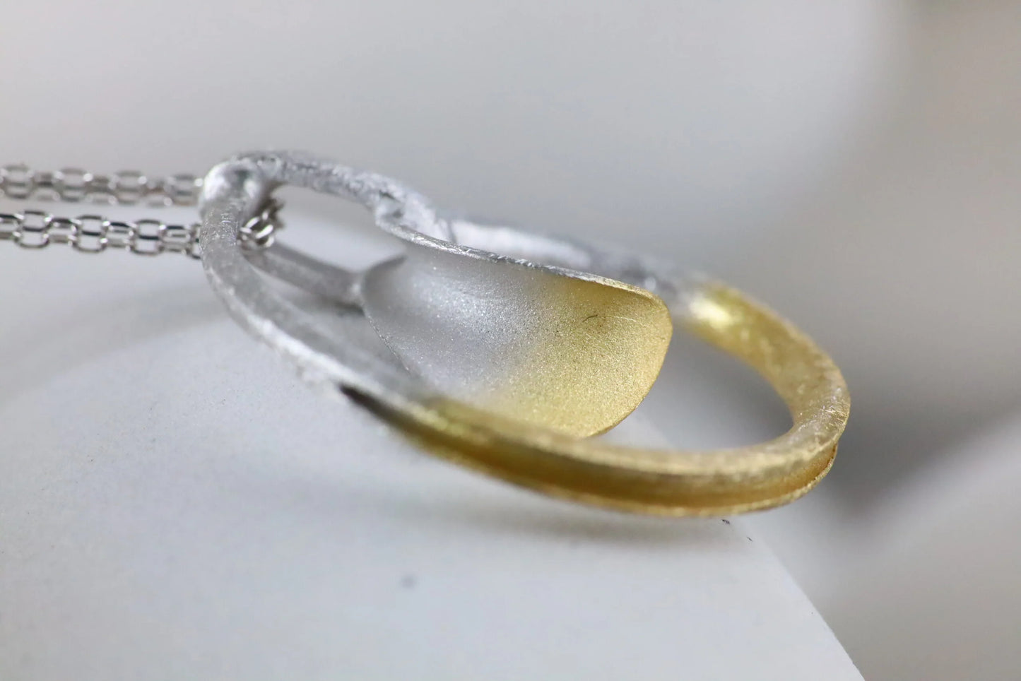 Silver Calla Flower Pendant, YGP