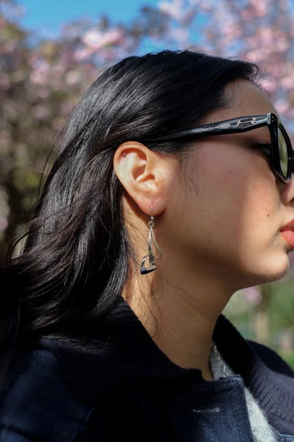 Angled Hook Earrings