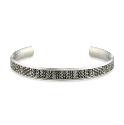 Titanium Triline Torc Bangle