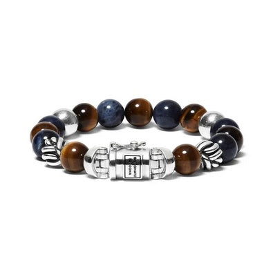 Spirit Bead Sodalite/Tiger Eye Bracelet