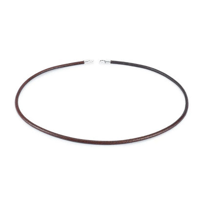 Leather Necklace, Brown