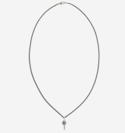 Essential Key Silver Necklace