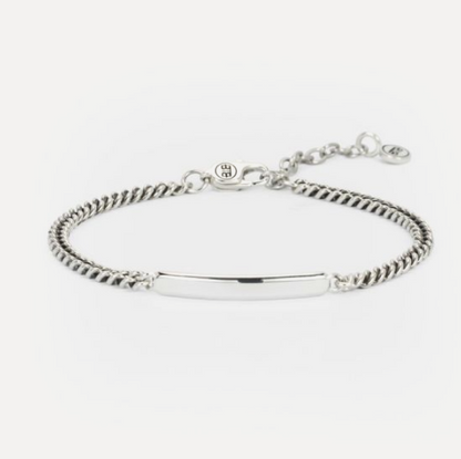 Mini Essential Bar Silver Bracelet