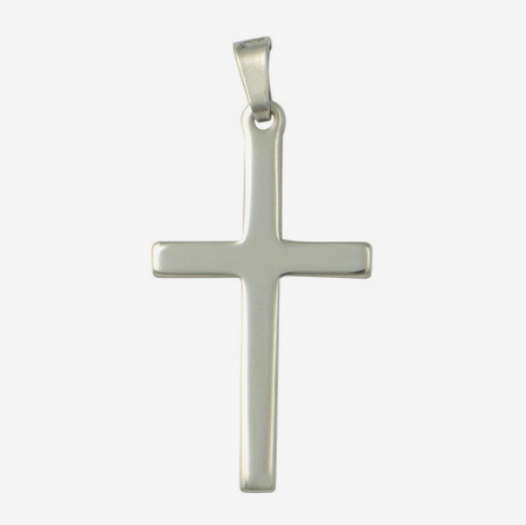 Medium Silver Cross Pendant