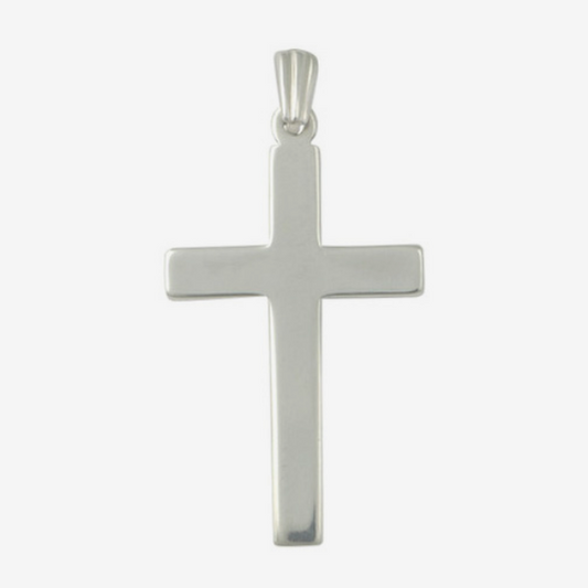 Large Silver Cross Pendant