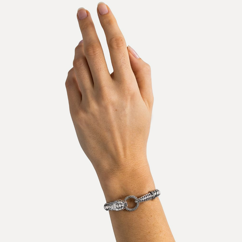 Ben Snake Silver Bracelet