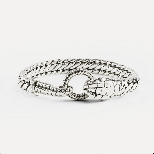 Ben Snake Silver Bracelet