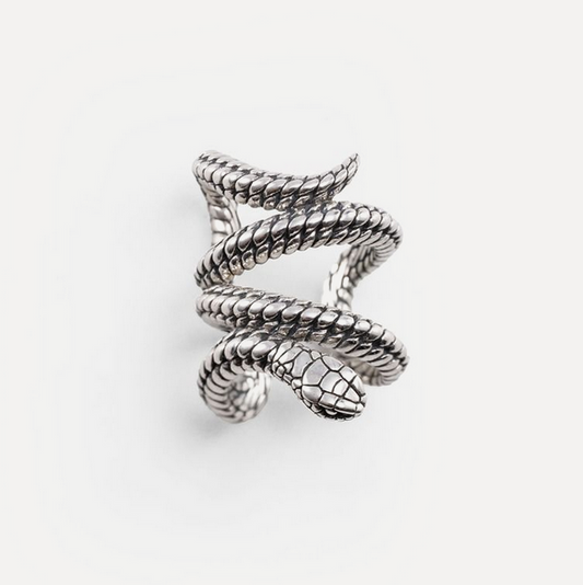 Ben Snake Silver Earcuff
